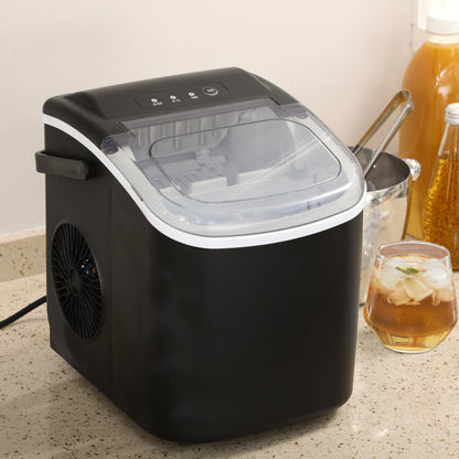 Machine à glace compacte avec poignée 26 lb/24 h