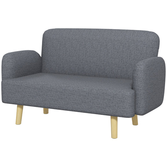 Causeuse 2 places tissu velours rembourrage épais