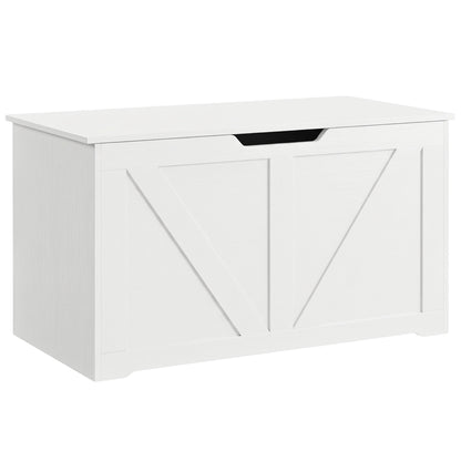 Coffre de rangement rustique 80 cm