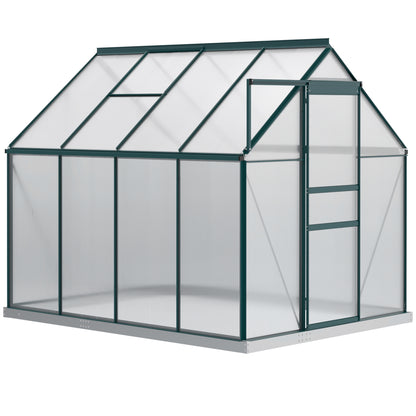 Serre de jardin polycarbonate 183 x 183 x 198 cm