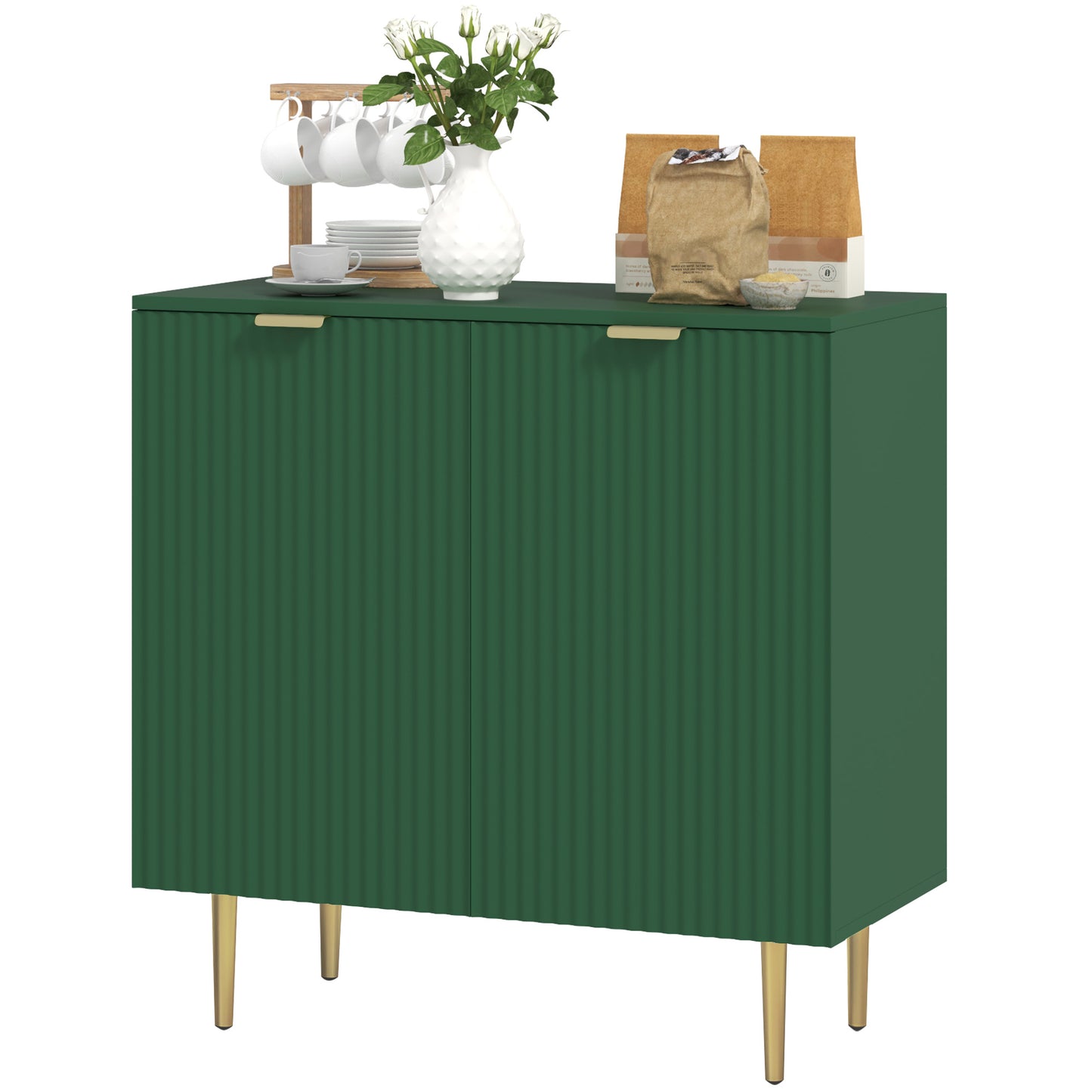 Armoire de rangement cuisine tablettes ajustables pieds métal