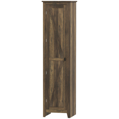 Armoire garde-manger cuisine 5 tablettes porte de grange 170cm