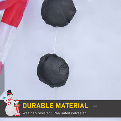 Bonhomme de neige gonflable de Noël lumineux