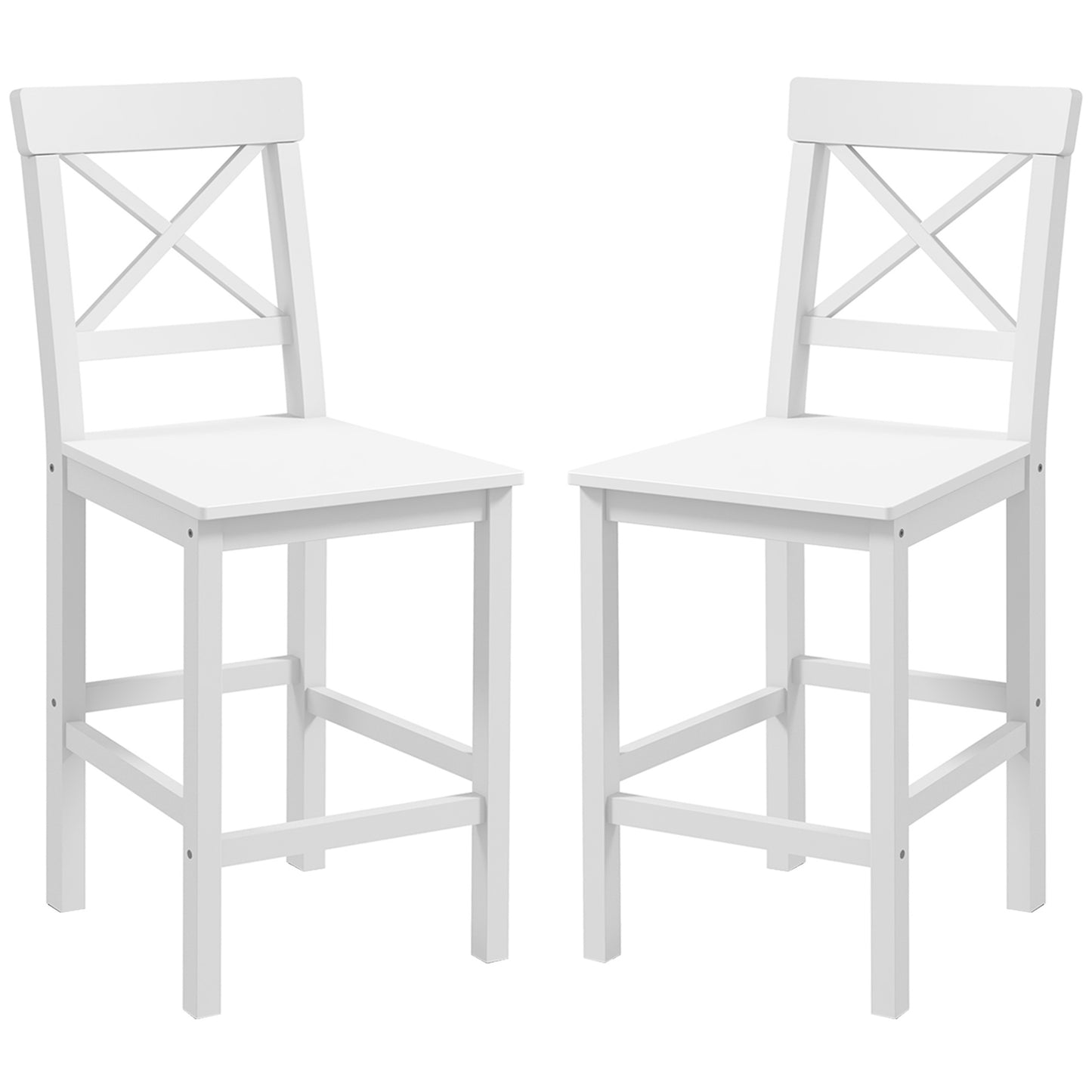 Tabourets de comptoir ensemble de 2 style fermier