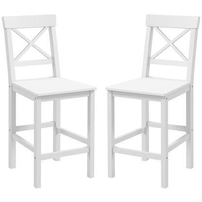 Tabourets de comptoir ensemble de 2 style fermier