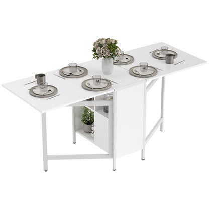 Table à manger pliante escamotable