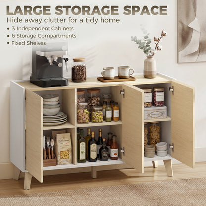 Buffet de cuisine style nordique moderne