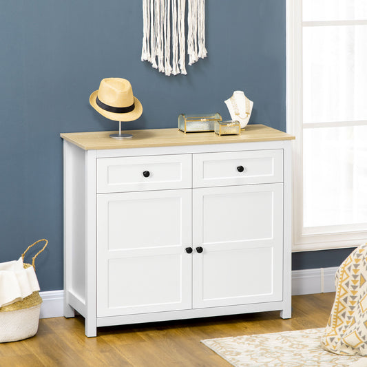 Buffet moderne de cuisine avec rangement et tiroirs 100 x 40 x 85 cm