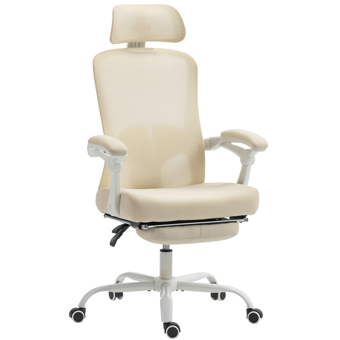 Chaise de bureau ergonomique avec support lombaire ajustable et appui-tête
