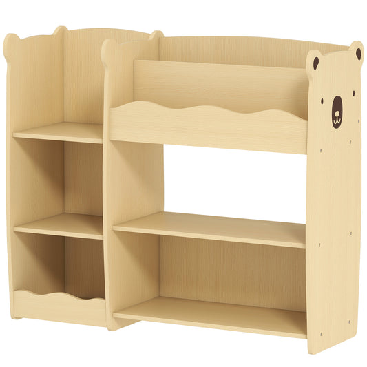 Bibliothèque pour enfants et rangement de jouets Montessori