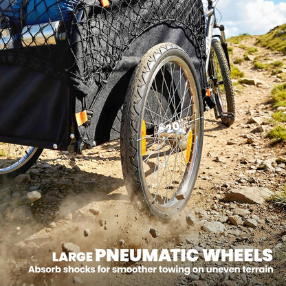 Remorque cargo vélo 170 L roues 20 po