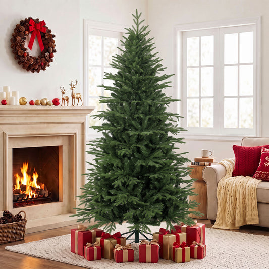 Arbre de Noël artificiel luxuriant 213 cm