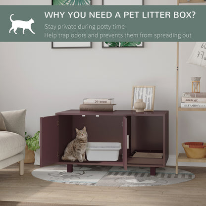 Meuble cache litière chat table d'appoint avec grattoir