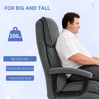 Chaise de bureau ergonomique grand format