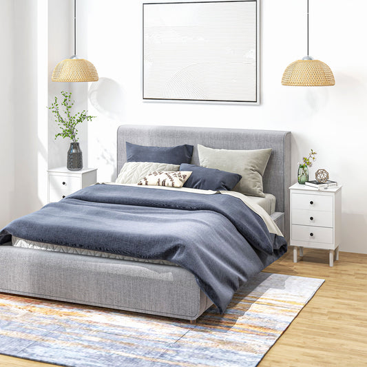 Tables de chevet modernes à trois tiroirs — Lot de 2