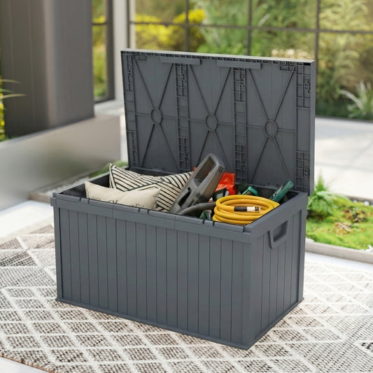 Coffre de rangement extérieur étanche 265 L