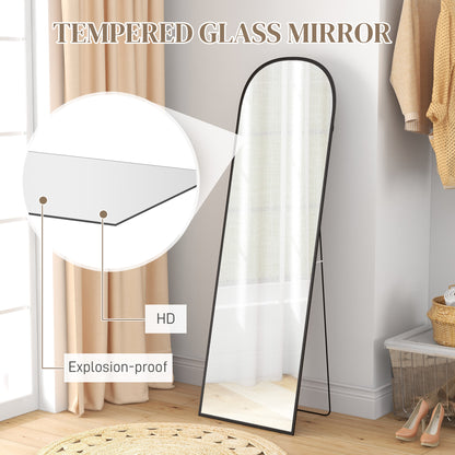 Miroir sur pied arche pleine longueur