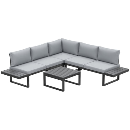 Ensemble mobilier patio 4 pièces inclinable