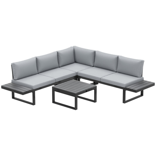 Ensemble mobilier patio 4 pièces inclinable