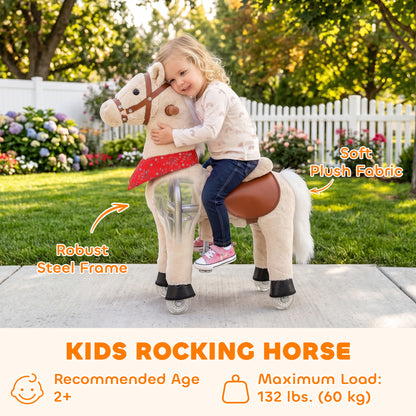 Cheval à bascule interactif pour enfants avec sons