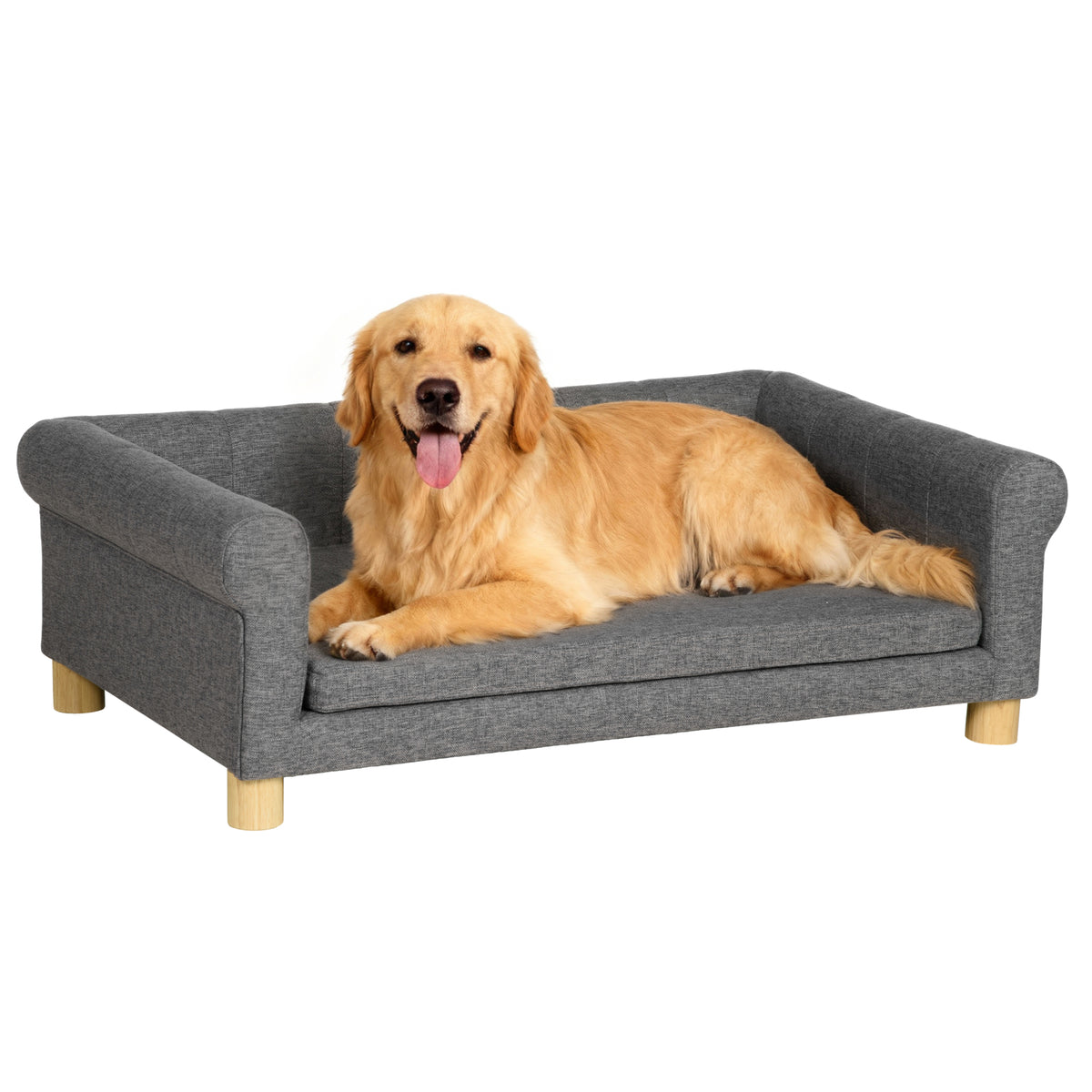 Sofa pour animaux moderne avec coussin amovible