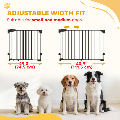 Barrière pour chien ajustable sans seuil