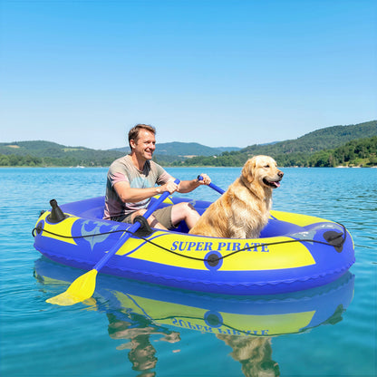 Kayak gonflable 2 personnes avec support de canne