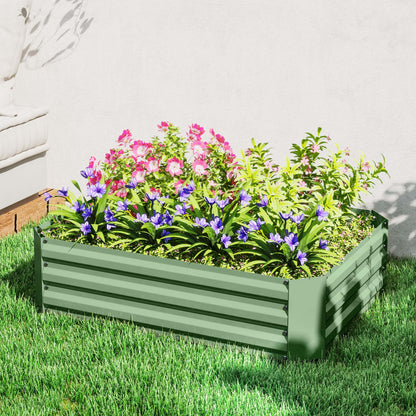 Bac de jardin surélevé galvanisé 120 x 90 cm