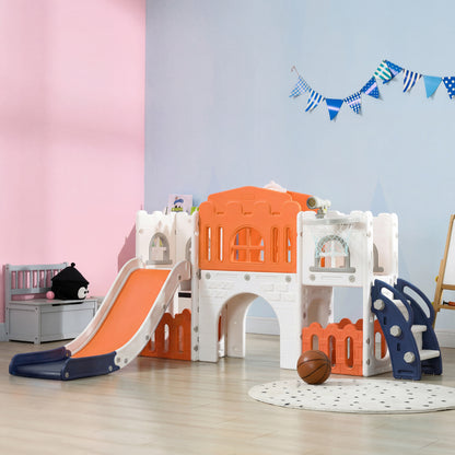 Centre de jeu 9-en-1 pour tout-petits avec toboggan