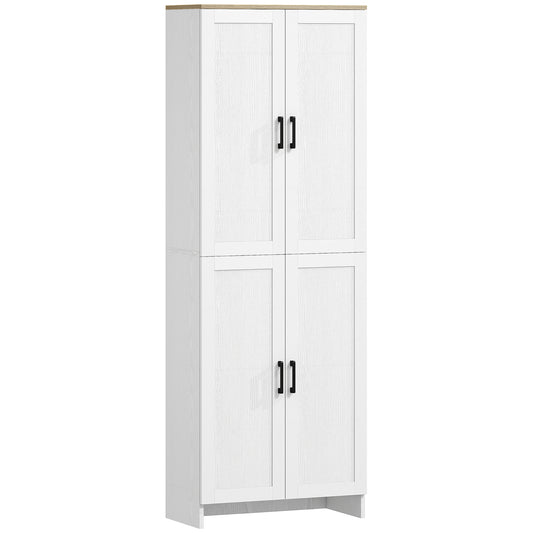 Armoire-garde-manger de cuisine 4 portes 6 tablettes