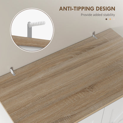 Armoire de cuisine style champêtre avec comptoir