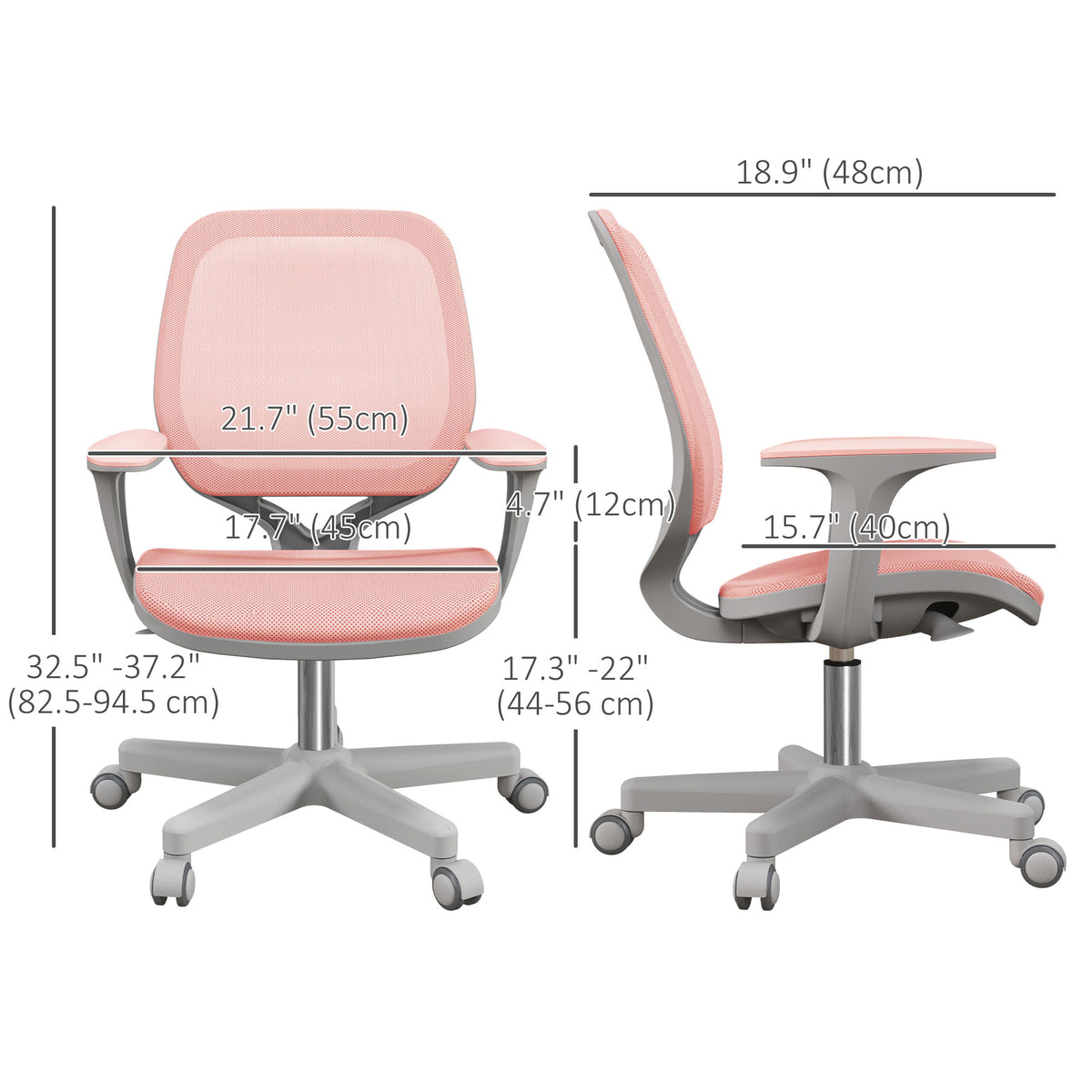 Chaise de bureau ergonomique avec dossier en maille