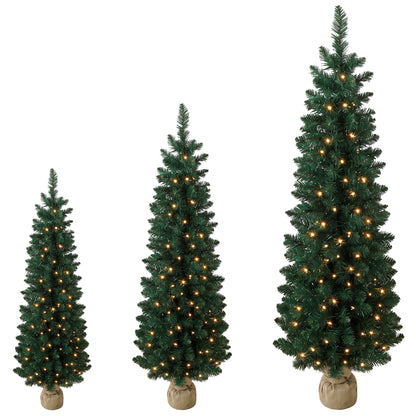Arbre de Noel crayon artificiel — Lot de 3