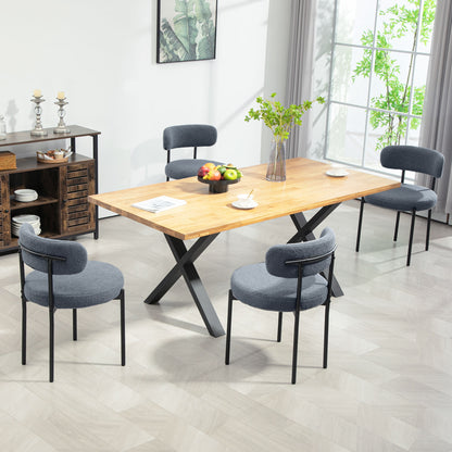Chaises de salle à manger modernes rembourrées ensemble de 4