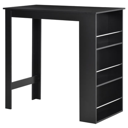 Table haute cuisine 3 tablettes rangement