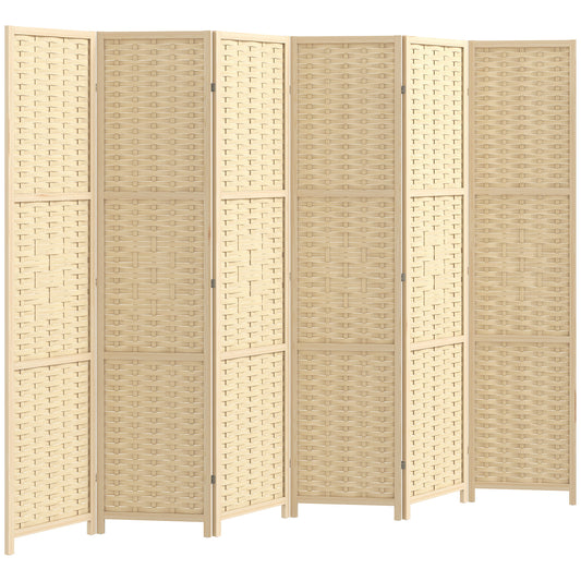 Paravent 4 panneaux bambou style rustique