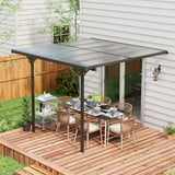 Pergola gazebo extérieur 3 x 3 m — aluminium