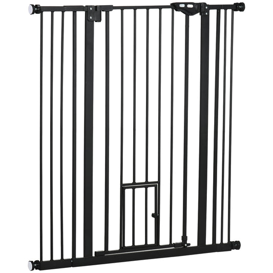 Barrière de Sécurité Aosom 104cm pour Chiens - Escaliers et Portes
