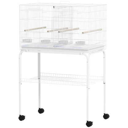 Grande cage à oiseaux pour perruches avec séparateur