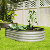 Jardinière surélevée galvanisée modulaire