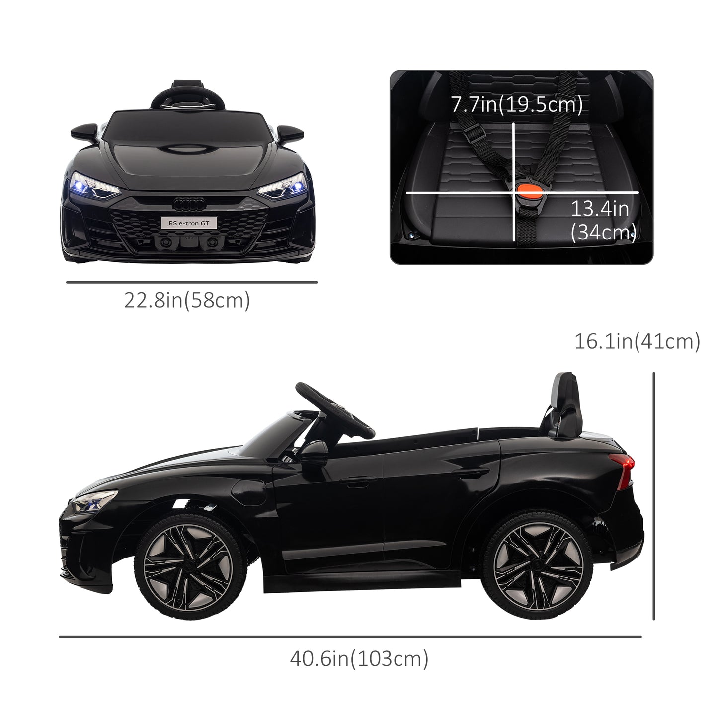Voiture électrique enfant Audi RS e-tron GT 12V