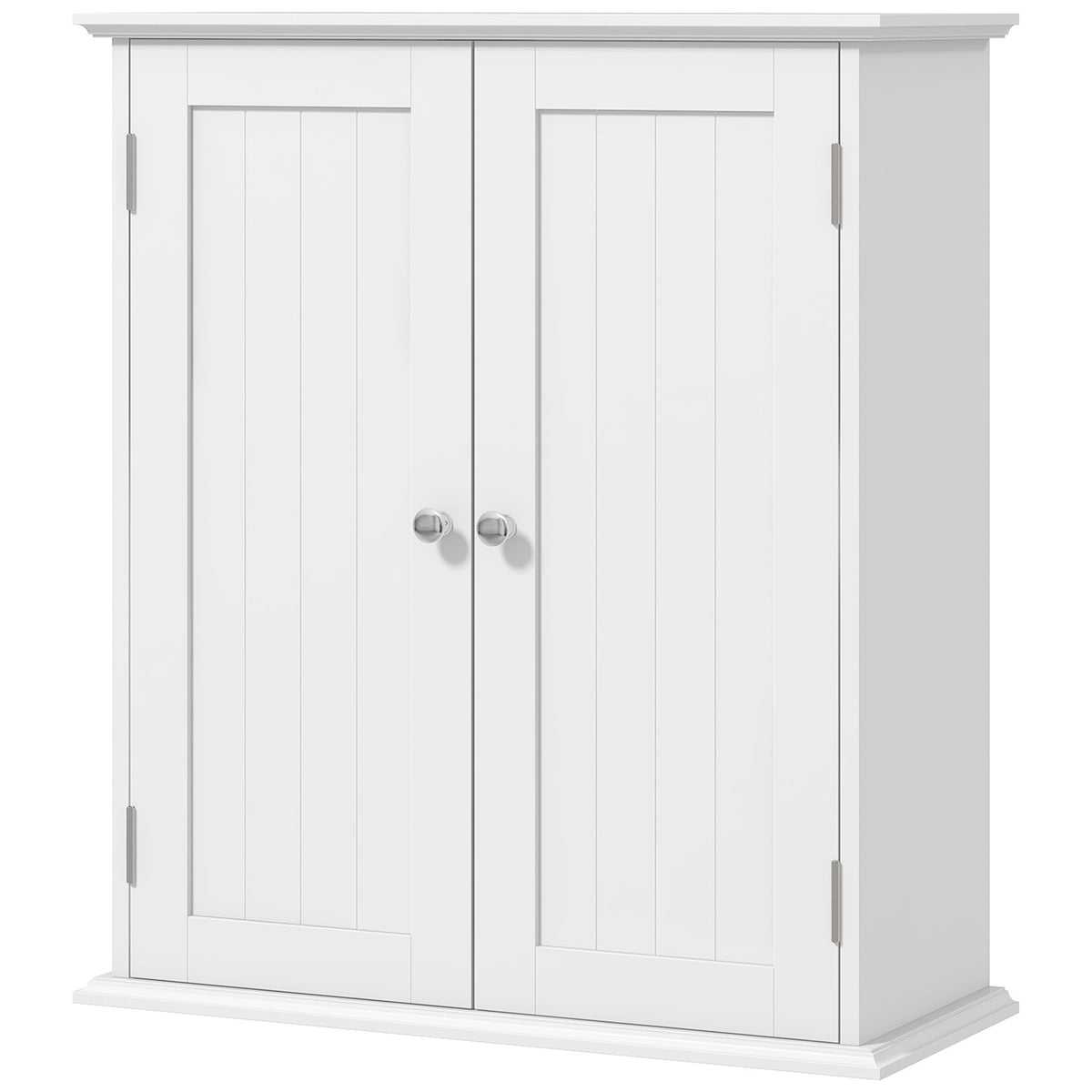 Armoire murale salle de bain 2 portes tablette ajustable