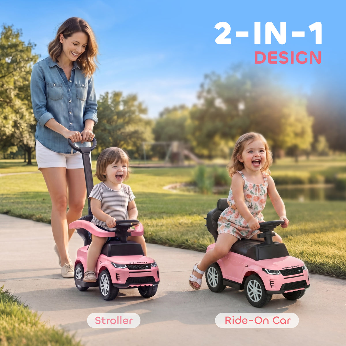 Voiture trotteur sous-licence 2 en 1