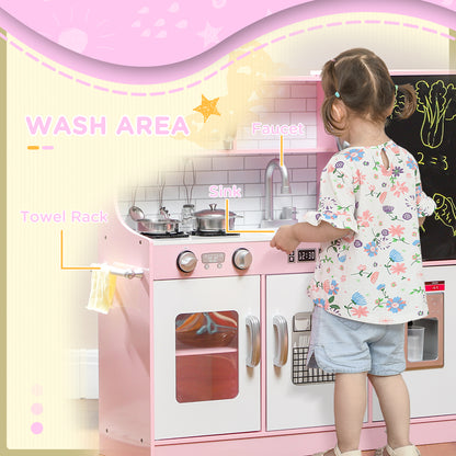 Cuisine de jeu enfants avec tableau noir et glaçons