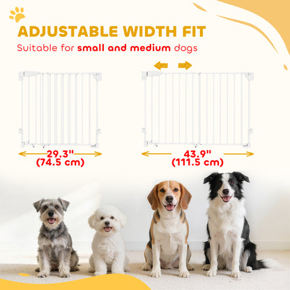 Barrière pour chien ajustable sans seuil