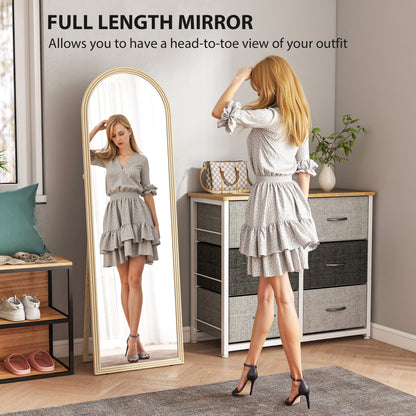 Miroir pleine longueur arqué sur pied 163 cm