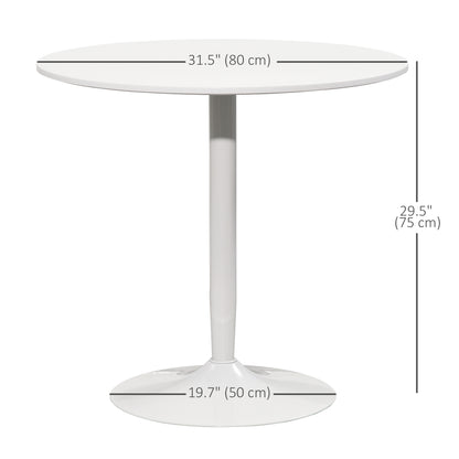 Table de cuisine ronde pour 2 personnes