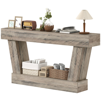 Console vintage pour entrée en bois d'ingénierie