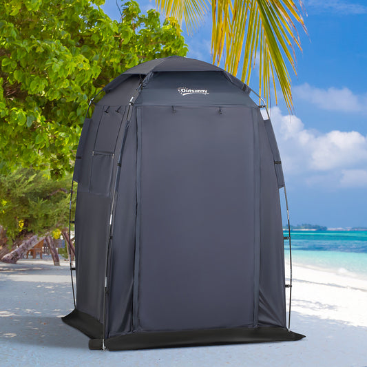 Tente de douche portable 152x152x208cm vestiaire camping