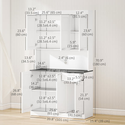Grand garde-manger de cuisine 180 cm